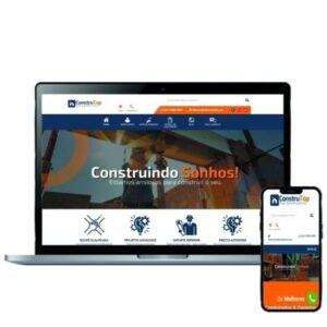 Script – Institutional Website for Civil Construction with Responsive PHP Panel