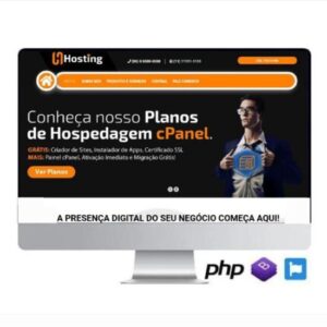 Responsive PHP Script for Web Hosting with Admin Panel